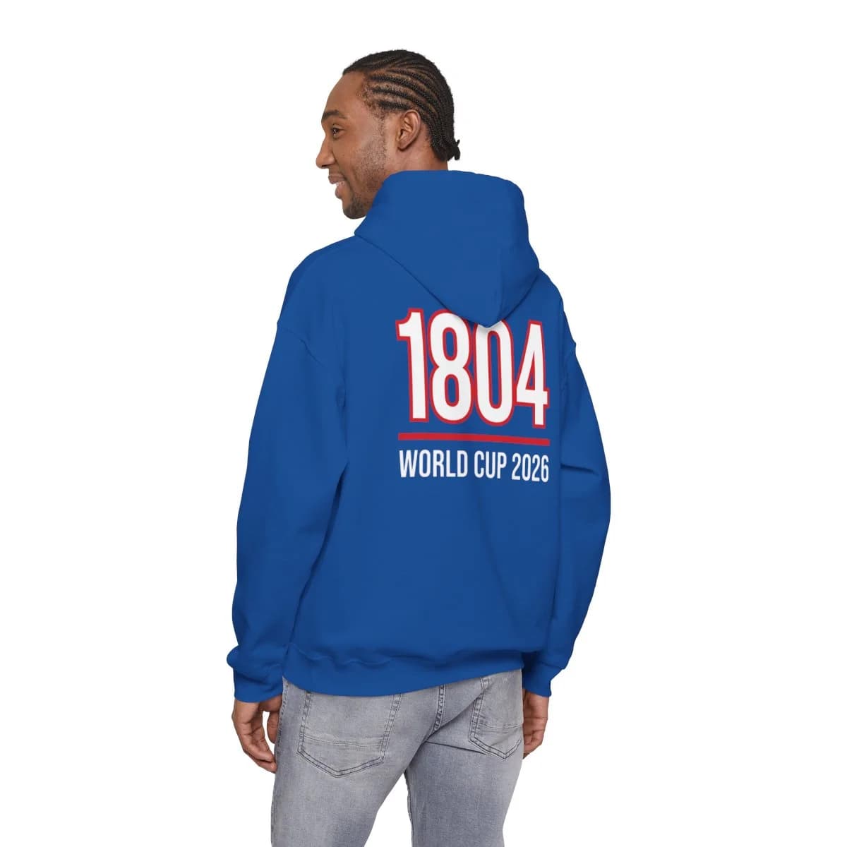Fè Bri Pou Ayiti Hoodie - Model Back