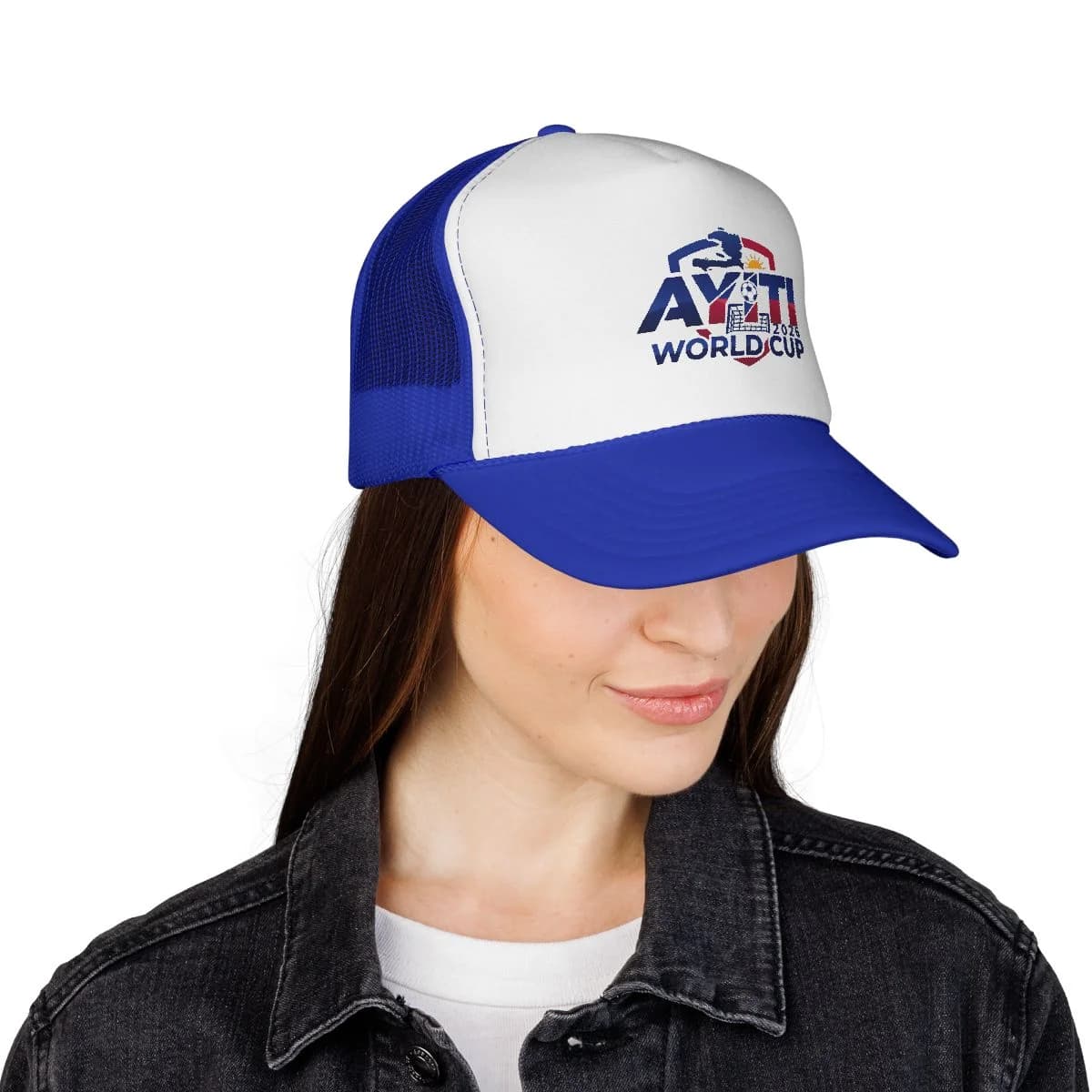 Ayiti World Cup Trucker Cap - Model
